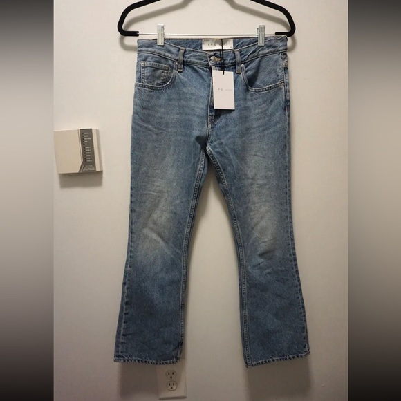 IRO Freya Womens Designer Jeans Cropped Flare Denim Size 26 NWT - Picture 8 of 9